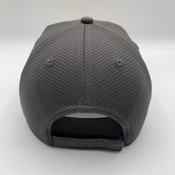 CAT Racing NASCAR Mens Gray Black Strapback Hat - Picture 3 of 5